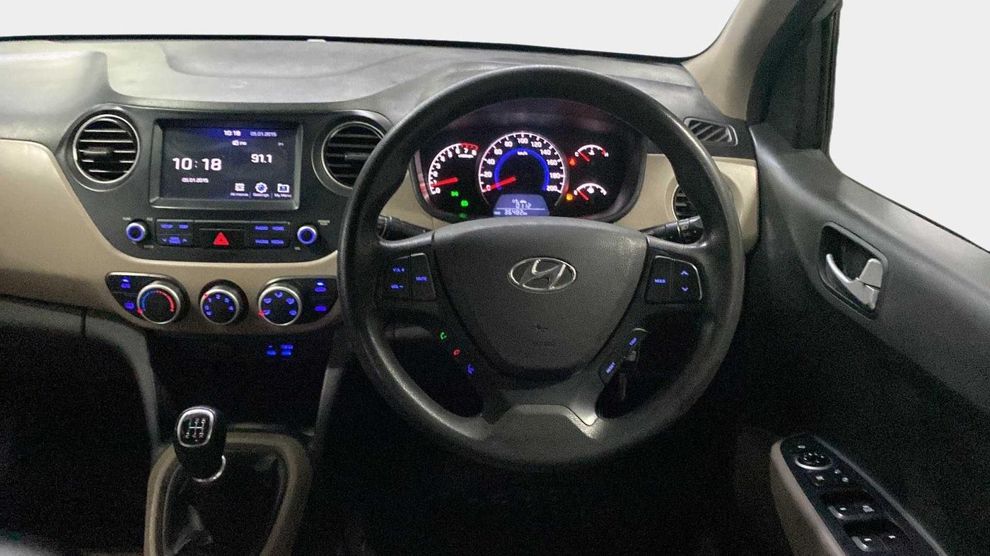 2019 Hyundai Grand i10 SPORTZ 1.2 KAPPA VTVT, Petrol, Manual, 36,823 km, Steering Wheel Close Up