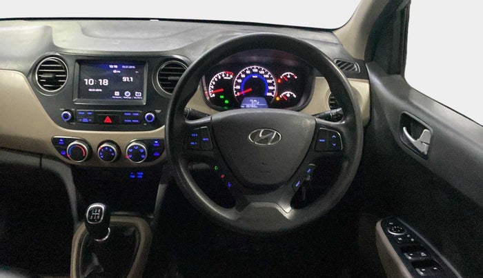 2019 Hyundai Grand i10 SPORTZ 1.2 KAPPA VTVT, Petrol, Manual, 36,586 km, Steering Wheel Close Up