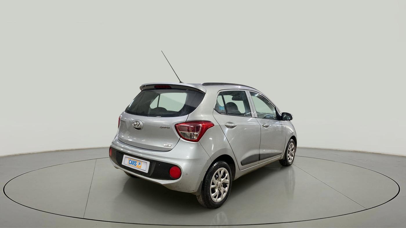 2019 Hyundai Grand i10 SPORTZ 1.2 KAPPA VTVT, Petrol, Manual, 36,823 km, Right Back Diagonal