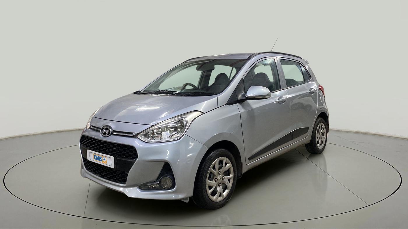 2019 Hyundai Grand i10 SPORTZ 1.2 KAPPA VTVT, Petrol, Manual, 36,823 km, Left Front Diagonal