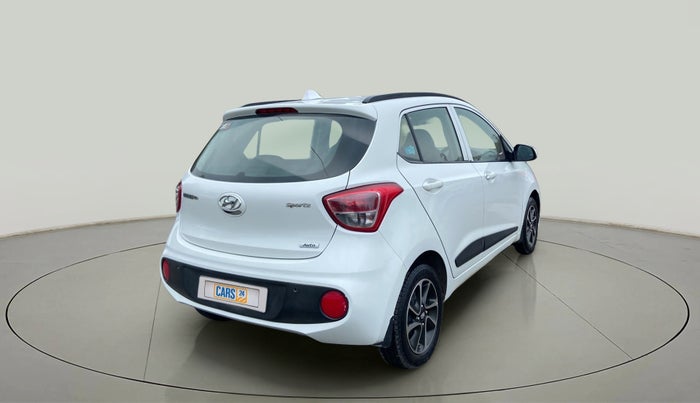 2017 Hyundai Grand i10 SPORTZ (O) AT 1.2 KAPPA VTVT, Petrol, Automatic, 35,716 km, Right Back Diagonal