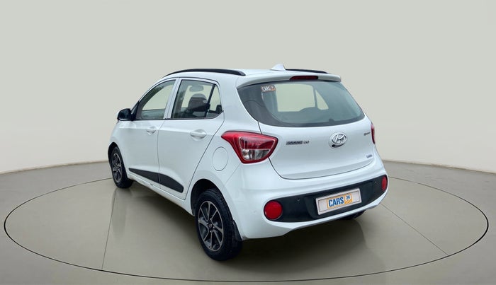 2017 Hyundai Grand i10 SPORTZ (O) AT 1.2 KAPPA VTVT, Petrol, Automatic, 35,716 km, Left Back Diagonal