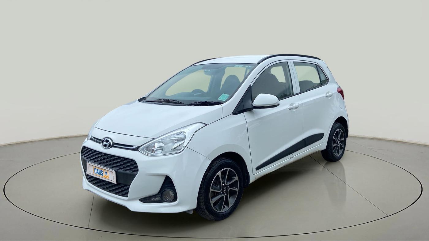 2017 Hyundai Grand i10 SPORTZ (O) AT 1.2 KAPPA VTVT, Petrol, Automatic, 35,716 km, Left Front Diagonal