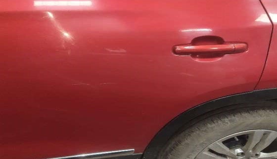 2016 Maruti Vitara Brezza ZDI PLUS DUAL TONE, Diesel, Manual, 37,754 km, Rear left door - Minor scratches