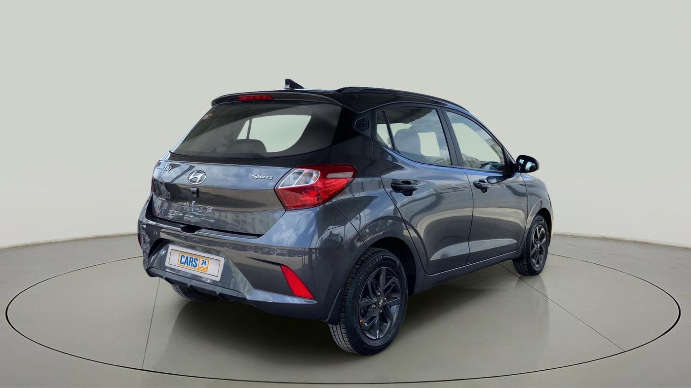 2021 Hyundai GRAND I10 NIOS SPORTZ 1.2 KAPPA VTVT, Petrol, Manual, 18,999 km, Right Back Diagonal
