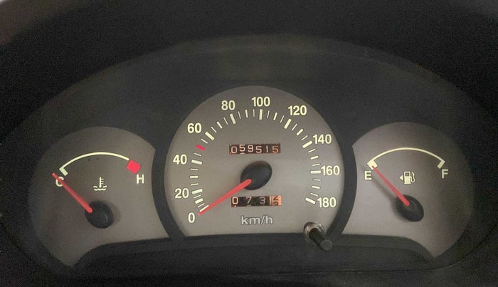 2013 Hyundai Santro Xing GLS, Petrol, Manual, 59,939 km, Odometer Image