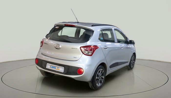 2017 Hyundai Grand i10 SPORTZ (O) AT 1.2 KAPPA VTVT, Petrol, Automatic, 25,157 km, Right Back Diagonal