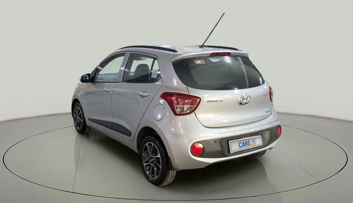 2017 Hyundai Grand i10 SPORTZ (O) AT 1.2 KAPPA VTVT, Petrol, Automatic, 25,157 km, Left Back Diagonal