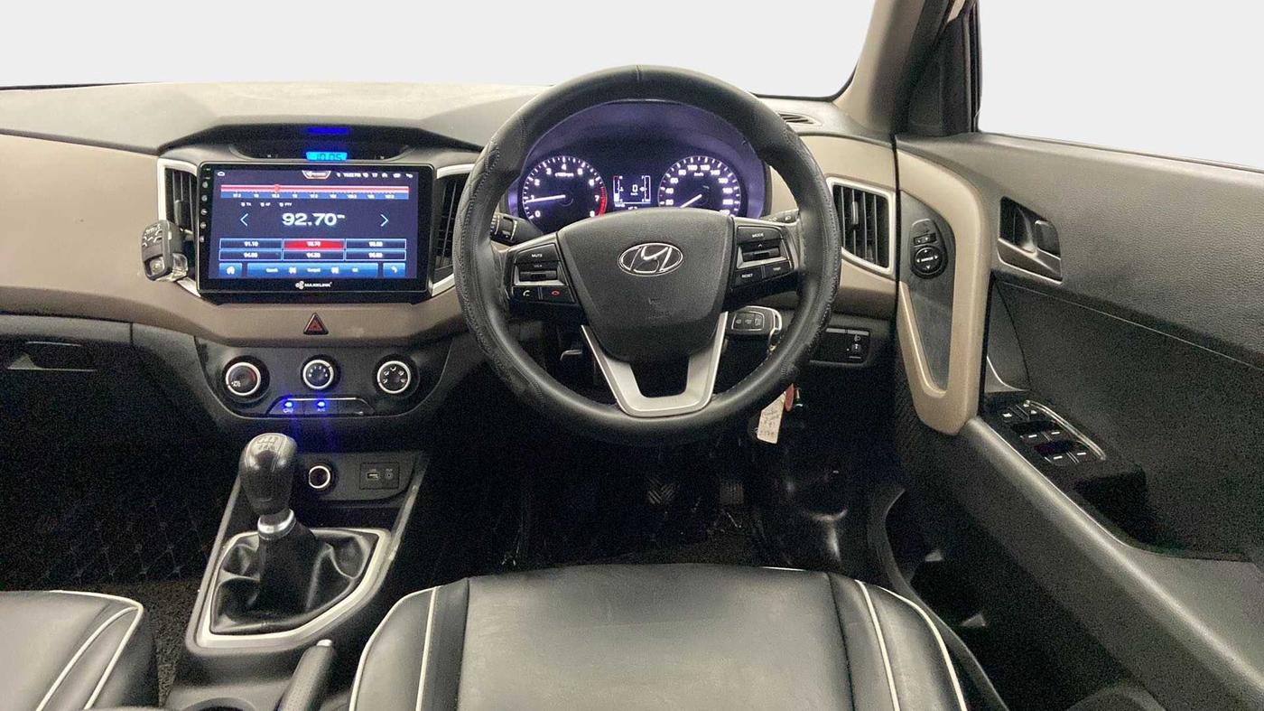 2018 Hyundai Creta E PLUS 1.6 PETROL, Petrol, Manual, 59,085 km, Steering Wheel Close Up