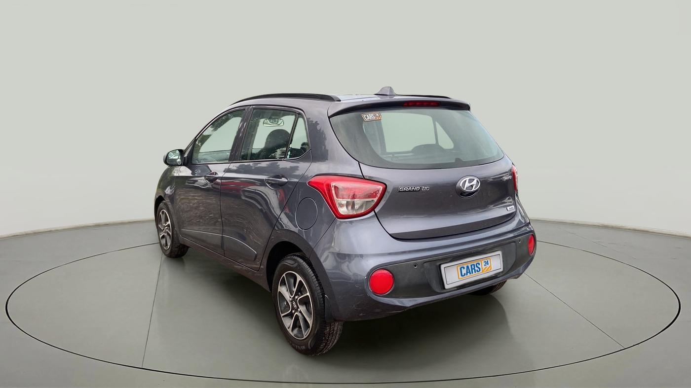 2017 Hyundai Grand i10 SPORTZ (O) AT 1.2 KAPPA VTVT, Petrol, Automatic, 88,596 km, Left Back Diagonal