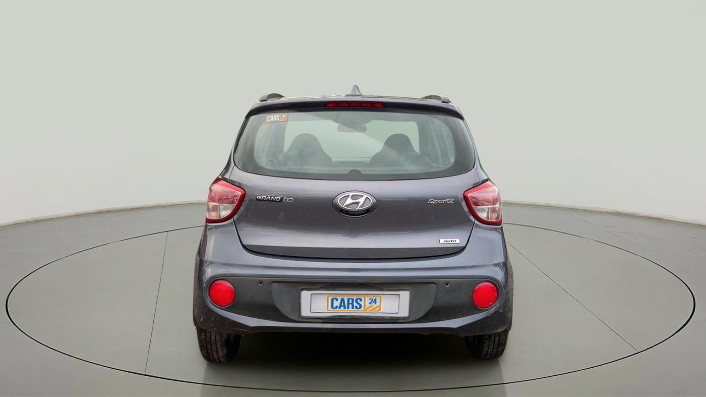 2017 Hyundai Grand i10 SPORTZ (O) AT 1.2 KAPPA VTVT, Petrol, Automatic, 88,596 km, Back/Rear