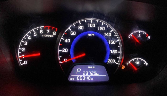2017 Hyundai Grand i10 MAGNA AT 1.2 KAPPA VTVT, Petrol, Automatic, 66,369 km, Odometer Image