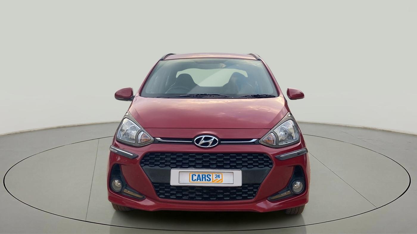 2017 Hyundai Grand i10 SPORTZ (O) 1.2 KAPPA VTVT, Petrol, Manual, 16,003 km, Front