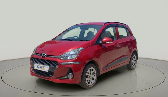 2017 Hyundai Grand i10 SPORTZ (O) 1.2 KAPPA VTVT, Petrol, Manual, 16,003 km, Left Front Diagonal