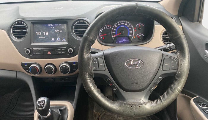 2017 Hyundai Grand i10 SPORTZ (O) 1.2 KAPPA VTVT, Petrol, Manual, 16,003 km, Steering Wheel Close Up
