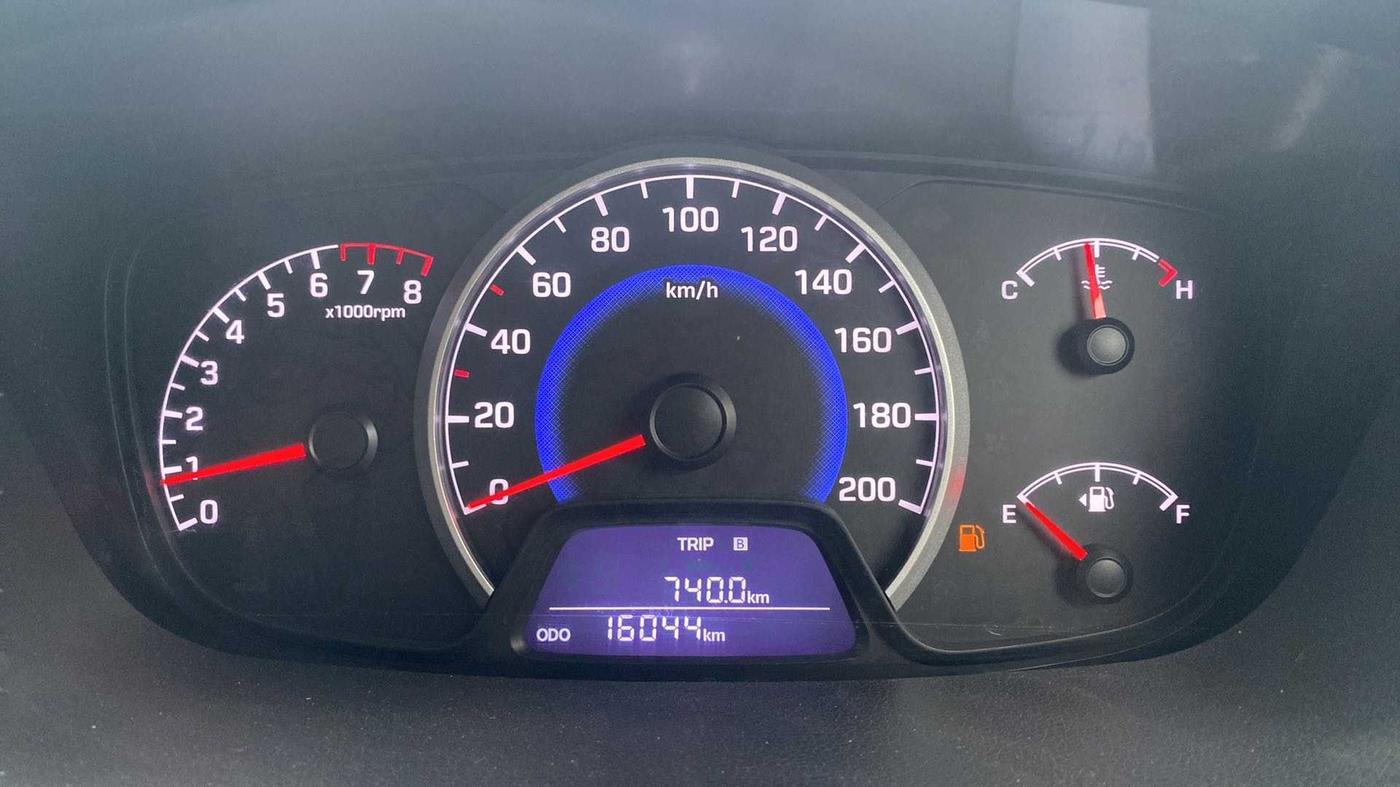 2017 Hyundai Grand i10 SPORTZ (O) 1.2 KAPPA VTVT, Petrol, Manual, 16,003 km, Odometer Image