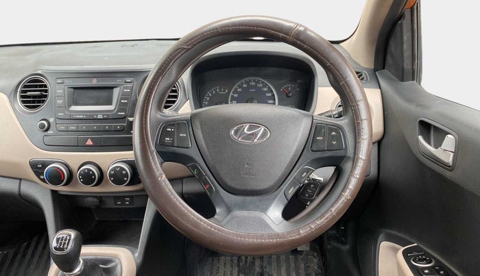 2016 Hyundai Grand i10 SPORTZ 1.2 KAPPA VTVT, Petrol, Manual, 44,692 km, Steering Wheel Close Up