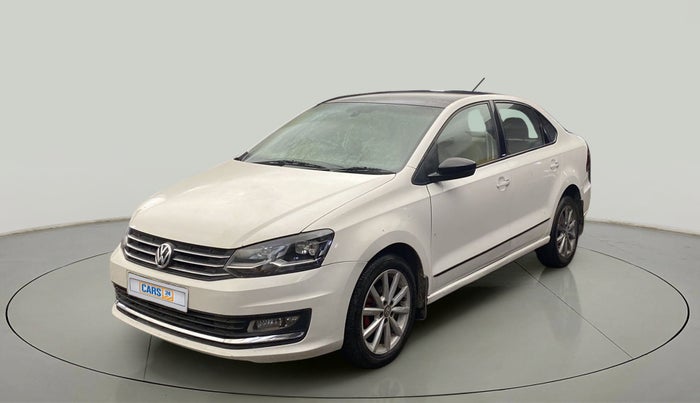 2018 Volkswagen Vento HIGHLINE PLUS 1.2 AT 16 ALLOY, Petrol, Automatic, 1,06,608 km, Left Front Diagonal