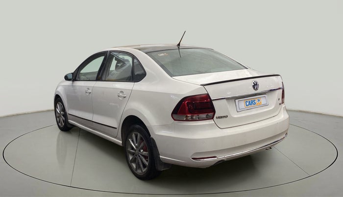 2018 Volkswagen Vento HIGHLINE PLUS 1.2 AT 16 ALLOY, Petrol, Automatic, 1,06,608 km, Left Back Diagonal