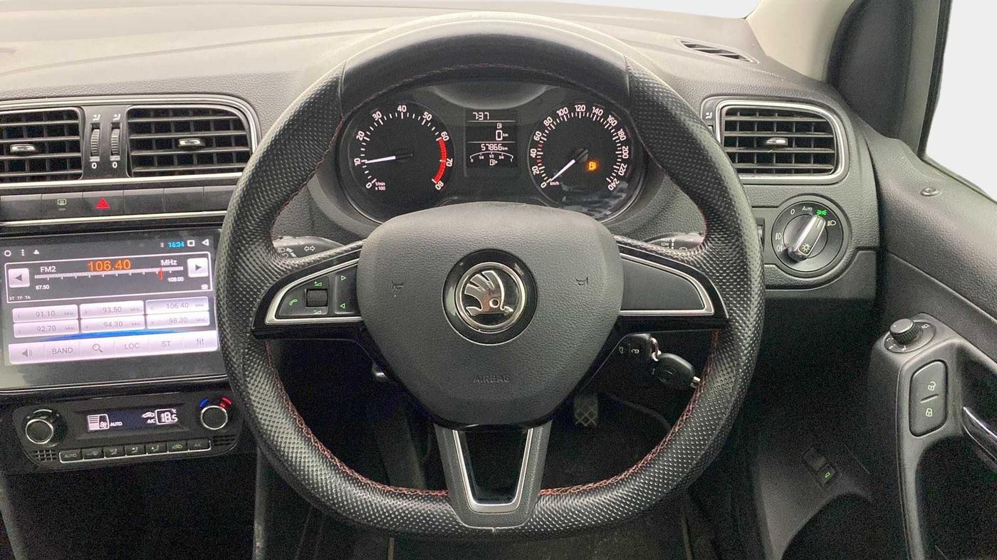 2020 Skoda Rapid MONTE CARLO TSI, Petrol, Manual, 57,801 km, Steering Wheel Close Up