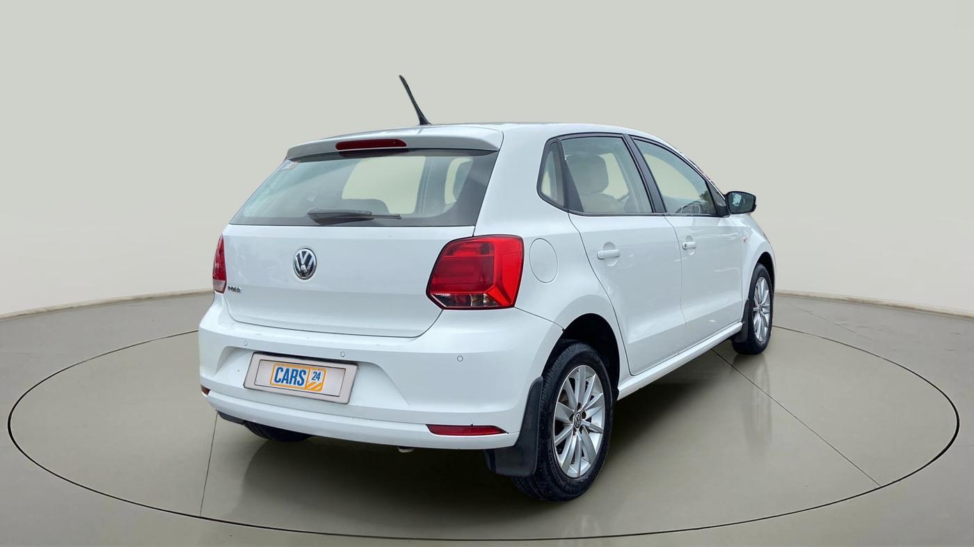 2014 Volkswagen Polo HIGHLINE1.2L, Petrol, Manual, 69,285 km, Right Back Diagonal