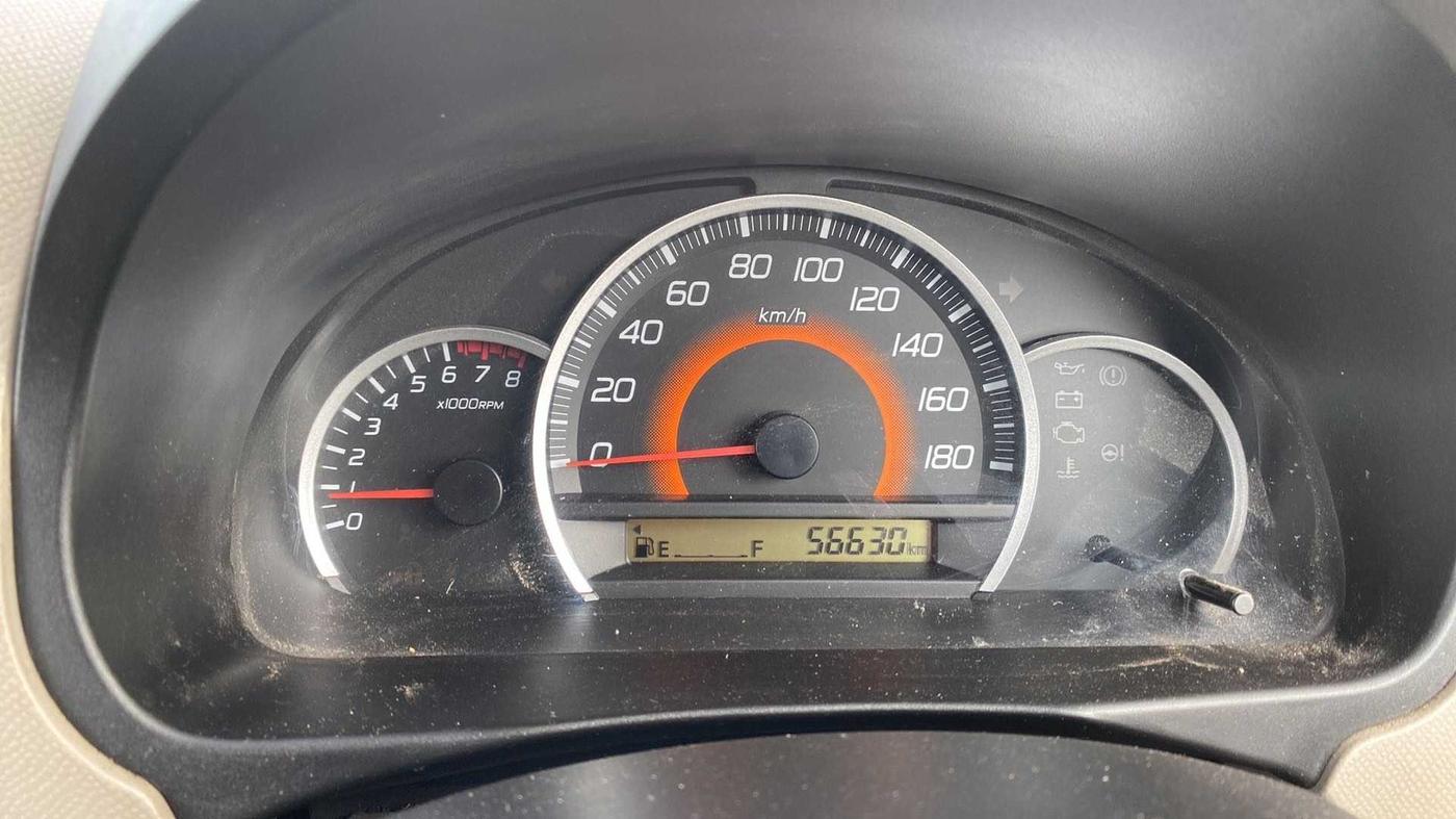 2015 Maruti Wagon R 1.0 VXI, Petrol, Manual, 56,620 km, Odometer Image