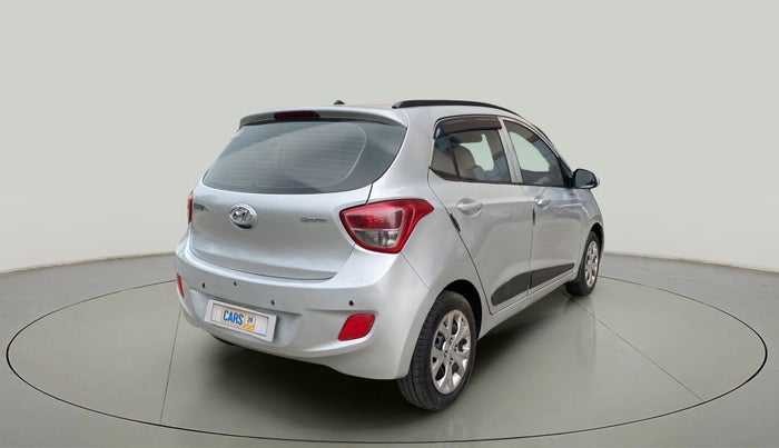 2015 Hyundai Grand i10 SPORTZ 1.2 KAPPA VTVT, Petrol, Manual, 80,884 km, Right Back Diagonal