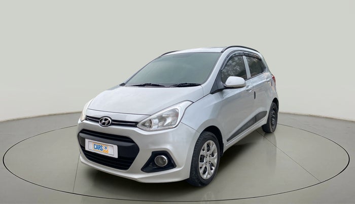 2015 Hyundai Grand i10 SPORTZ 1.2 KAPPA VTVT, Petrol, Manual, 80,884 km, Left Front Diagonal
