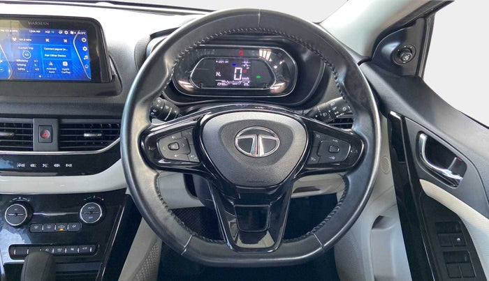 2022 Tata NEXON XZA PLUS (HS) PETROL, Petrol, Automatic, 23,491 km, Steering Wheel Close Up