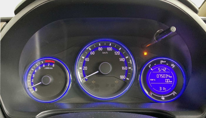 2017 Honda Amaze 1.2L I-VTEC VX, Petrol, Manual, 75,128 km, Odometer Image