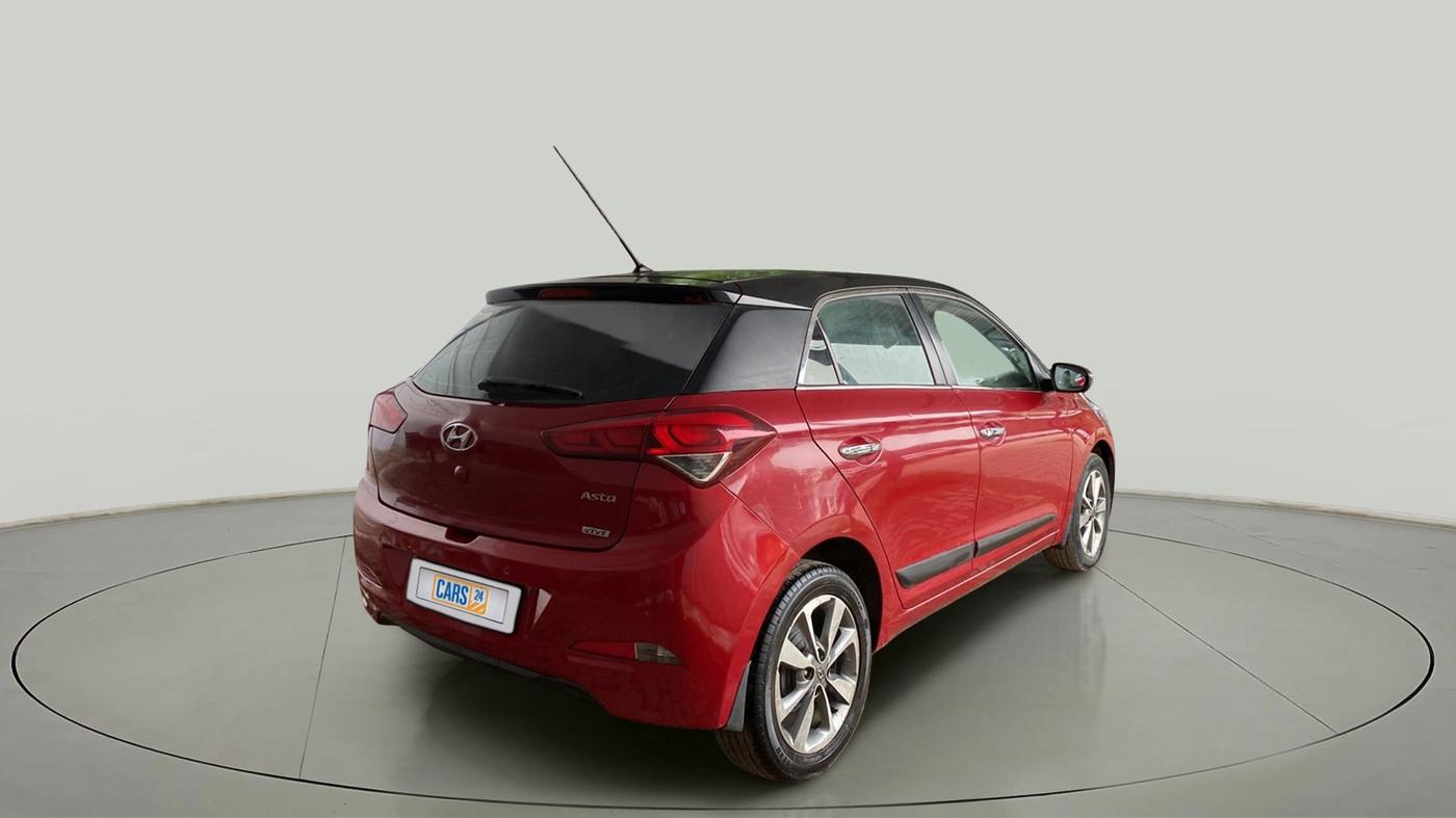 2015 Hyundai Elite i20 ASTA 1.2, CNG, Manual, 1,08,002 km, Right Back Diagonal
