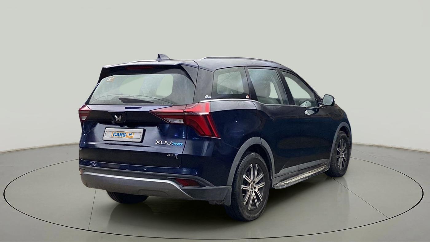 2022 Mahindra XUV700 AX 7 LUXURY D AWD AT 7 STR, Diesel, Automatic, 64,727 km, Right Back Diagonal