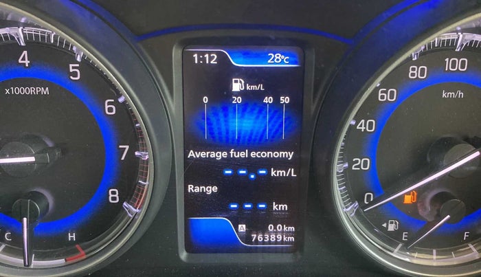 2017 Maruti Baleno ALPHA PETROL 1.2, Petrol, Manual, 76,614 km, Odometer Image