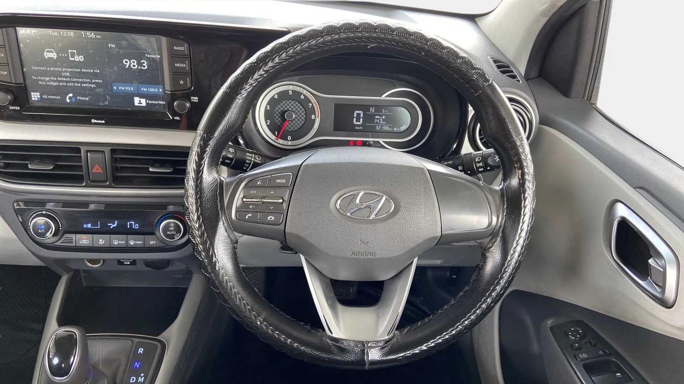 2020 Hyundai GRAND I10 NIOS ASTA AMT 1.2 KAPPA VTVT, Petrol, Automatic, 32,201 km, Steering Wheel Close Up