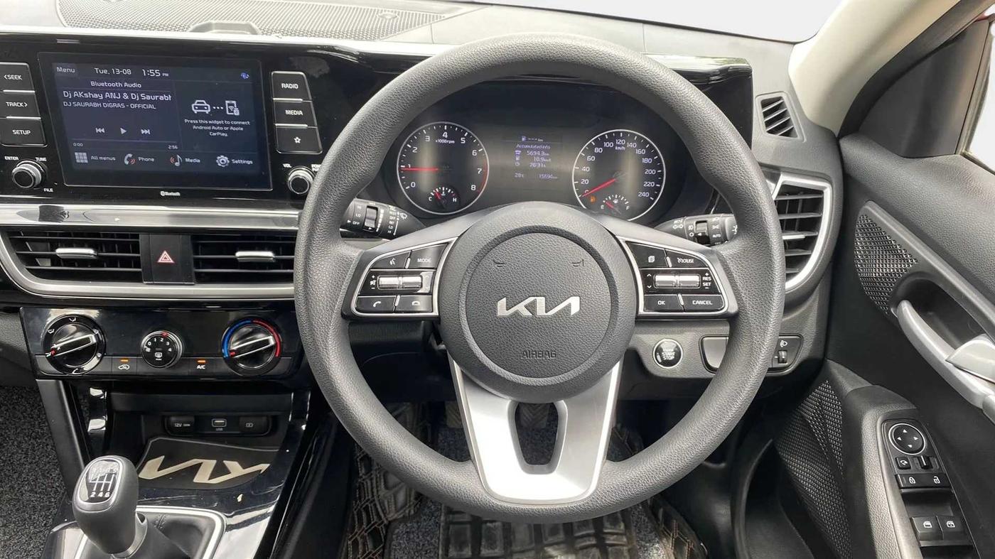 2021 KIA SELTOS HTK PLUS 1.5, Petrol, Manual, 15,693 km, Steering Wheel Close Up