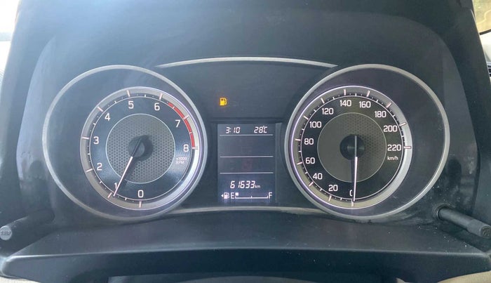 2018 Maruti Dzire ZXI PLUS, Petrol, Manual, 61,653 km, Odometer Image