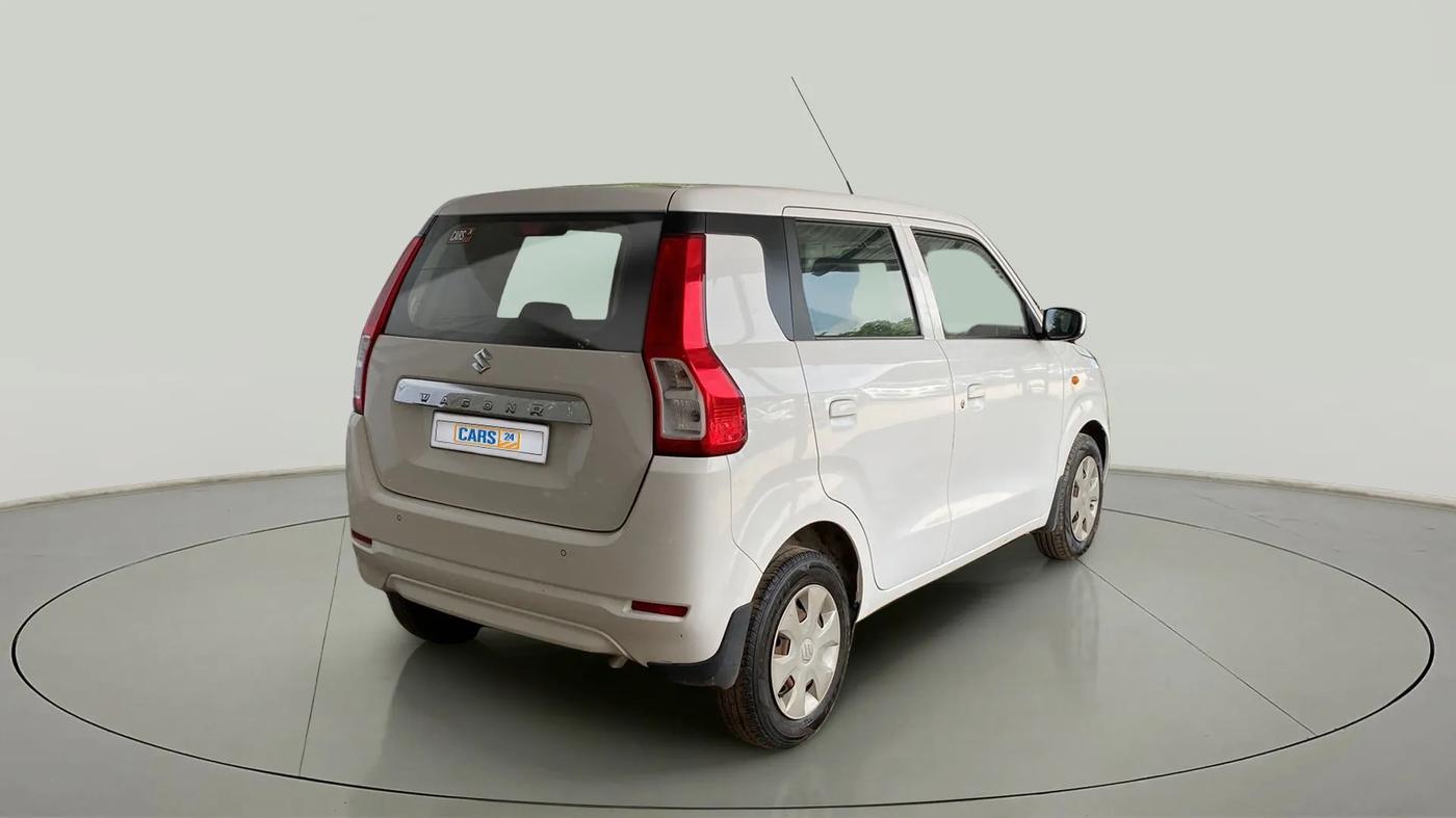 2019 Maruti New Wagon-R VXI 1.0, Petrol, Manual, 53,840 km, Right Back Diagonal