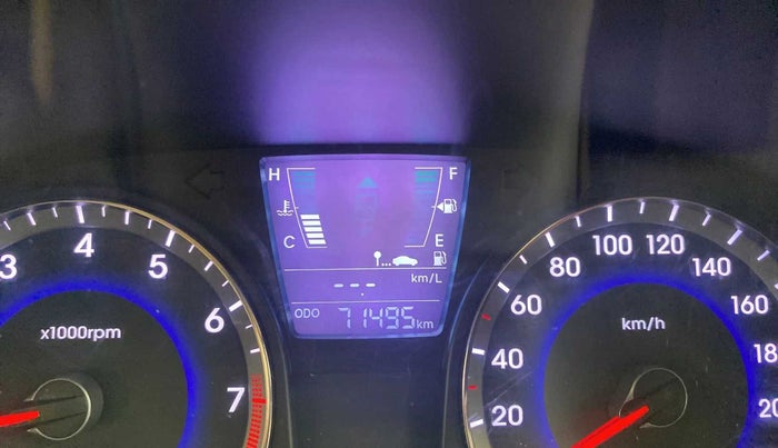 2013 Hyundai Verna FLUIDIC 1.6 VTVT EX, Petrol, Manual, 71,485 km, Odometer Image