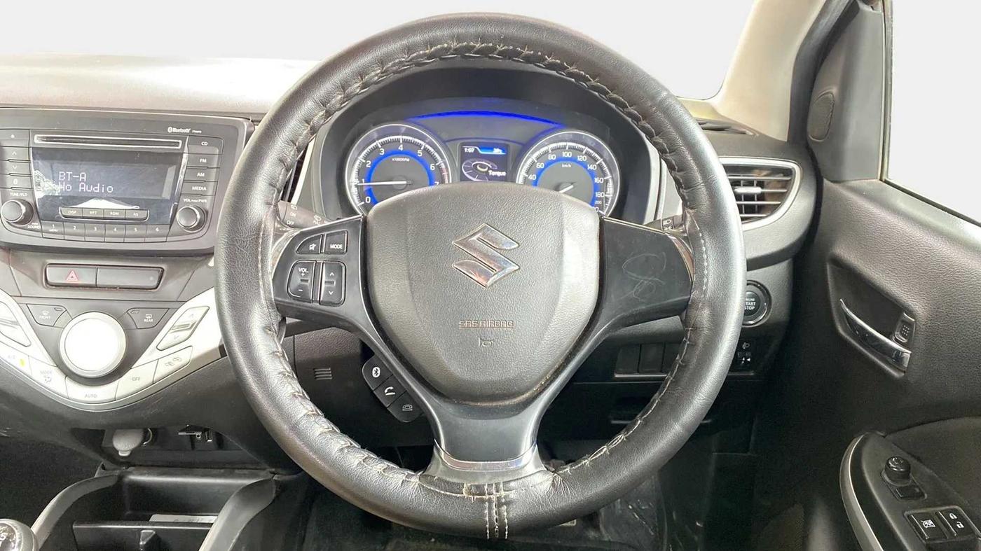 2018 Maruti Baleno ZETA PETROL 1.2, Petrol, Manual, 60,099 km, Steering Wheel Close Up