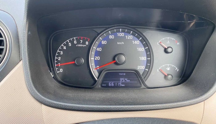 2015 Hyundai Xcent S (O) 1.2, Petrol, Manual, 66,182 km, Odometer Image