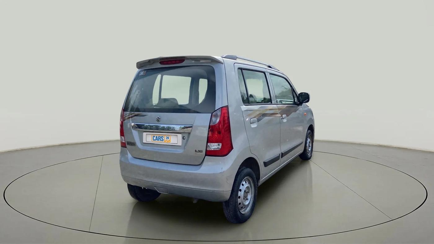2015 Maruti Wagon R 1.0 LXI, Petrol, Manual, 40,964 km, Right Back Diagonal