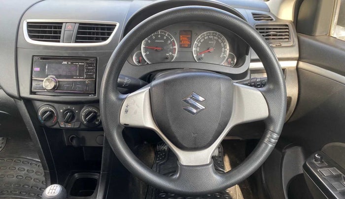 2013 Maruti Swift VXI, Petrol, Manual, 87,105 km, Steering Wheel Close Up