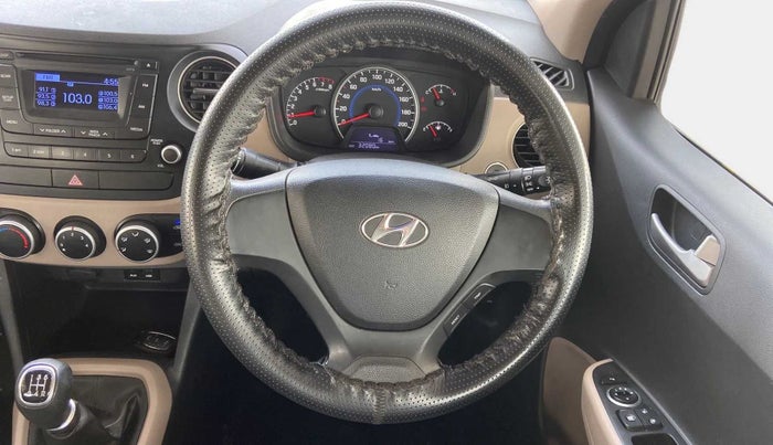 2014 Hyundai Grand i10 SPORTZ 1.2 KAPPA VTVT, Petrol, Manual, 32,089 km, Steering Wheel Close Up