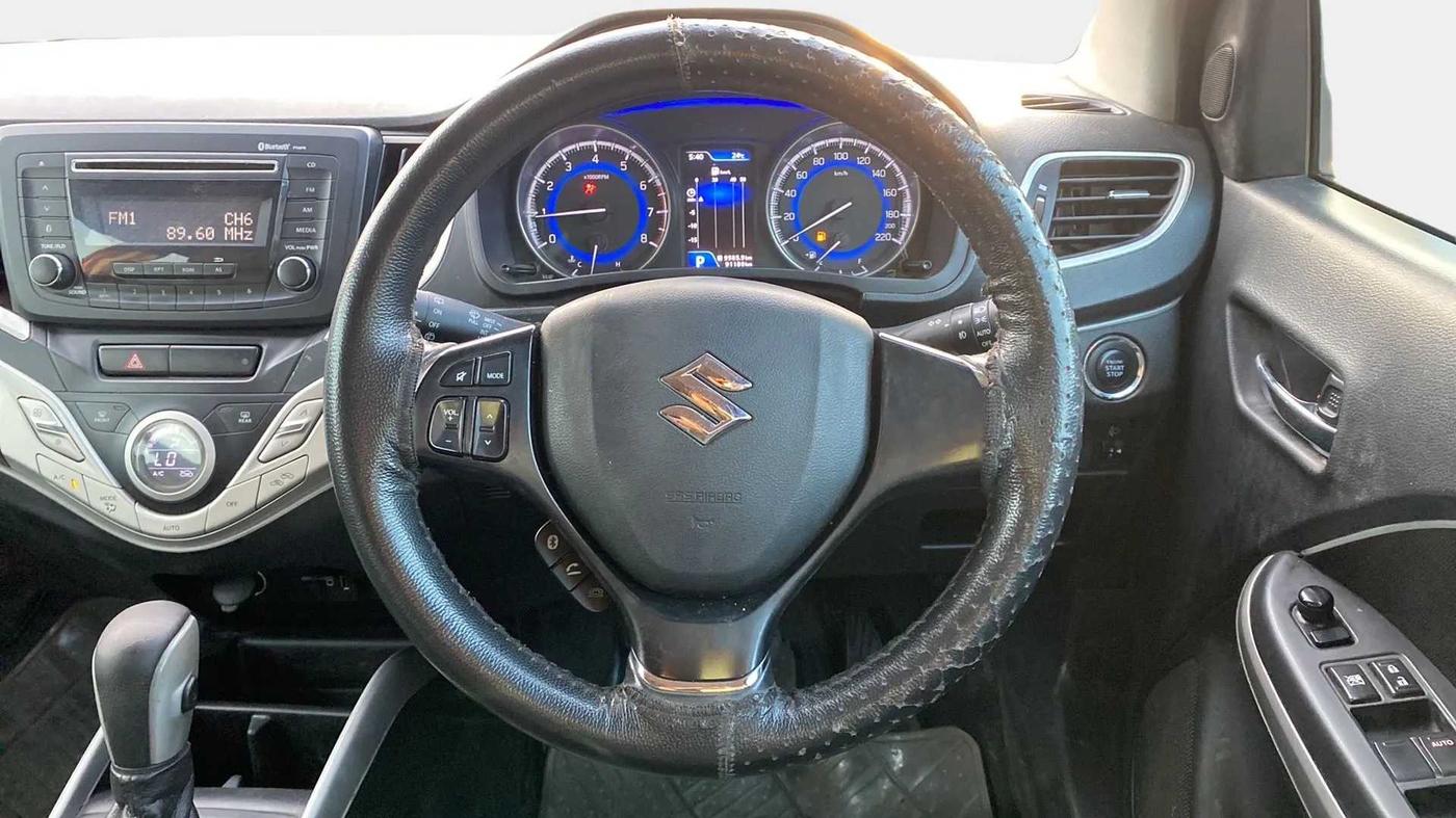 2017 Maruti Baleno ZETA CVT PETROL 1.2, Petrol, Automatic, 91,244 km, Steering Wheel Close Up