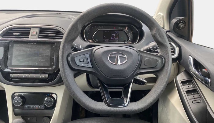 2023 Tata Tiago XZA PLUS PETROL, Petrol, Automatic, 10,658 km, Steering Wheel Close Up