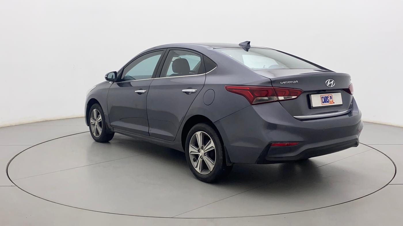 2019 Hyundai Verna 1.6 VTVT SX + AT, Petrol, Automatic, 70,585 km, Left Back Diagonal