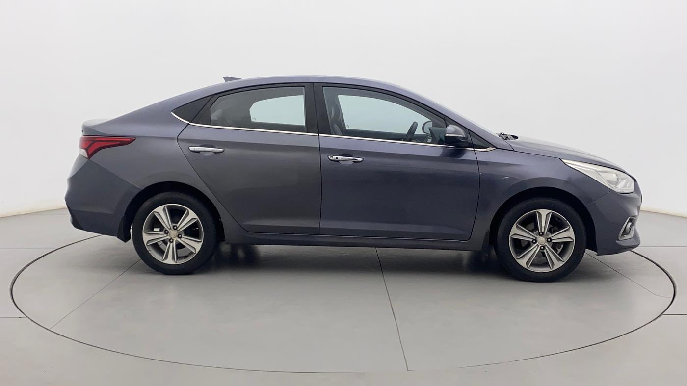 2019 Hyundai Verna 1.6 VTVT SX + AT, Petrol, Automatic, 70,585 km, Right Side View