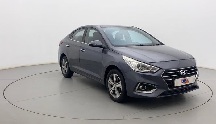 2019 Hyundai Verna 1.6 VTVT SX + AT, Petrol, Automatic, 70,231 km, Right Front Diagonal