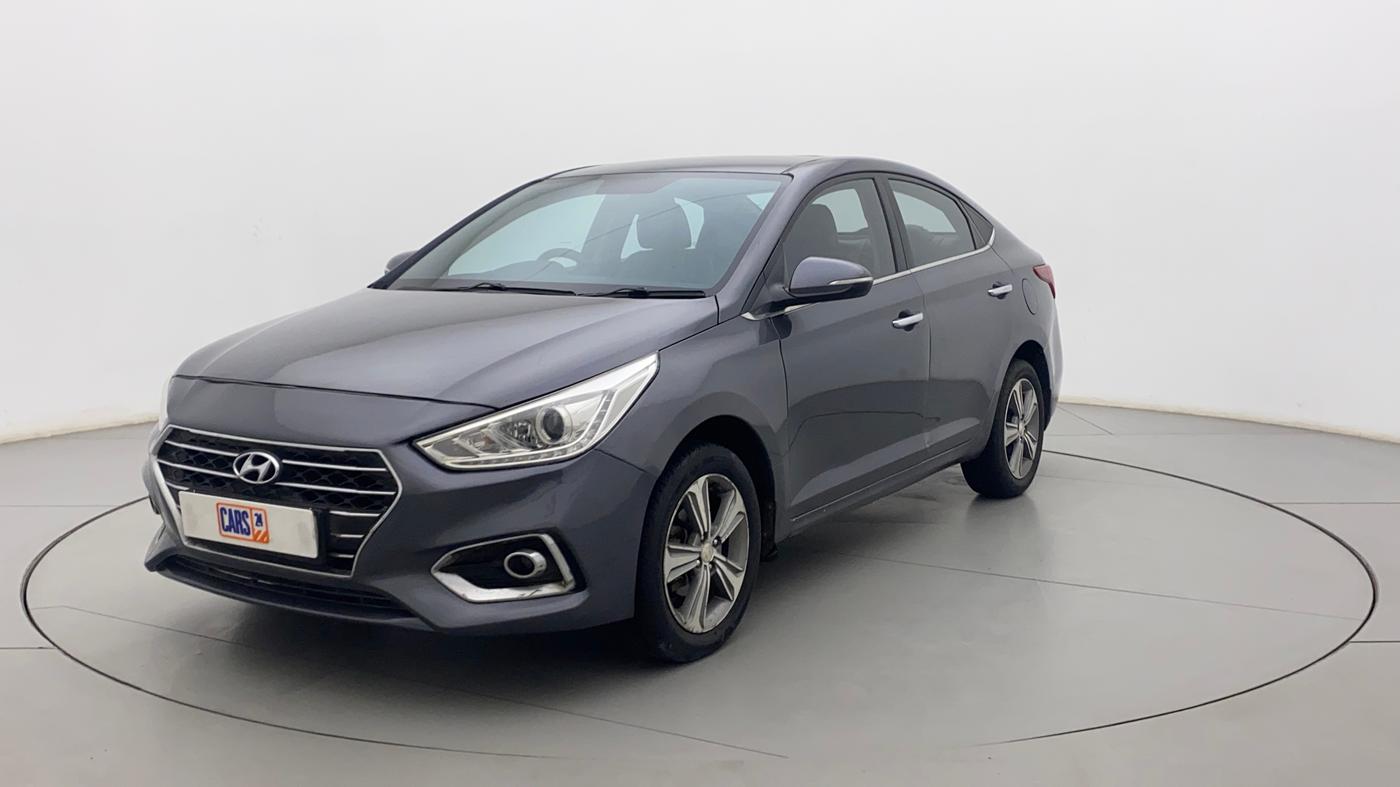 2019 Hyundai Verna 1.6 VTVT SX + AT, Petrol, Automatic, 70,585 km, Left Front Diagonal