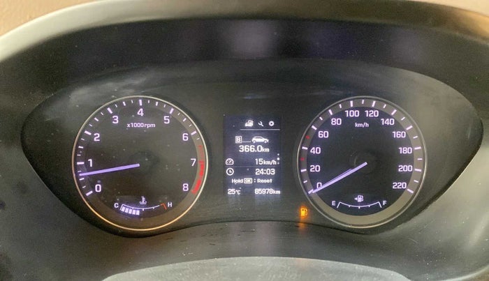 2017 Hyundai Elite i20 ASTA 1.2 (O), Petrol, Manual, 85,988 km, Odometer Image